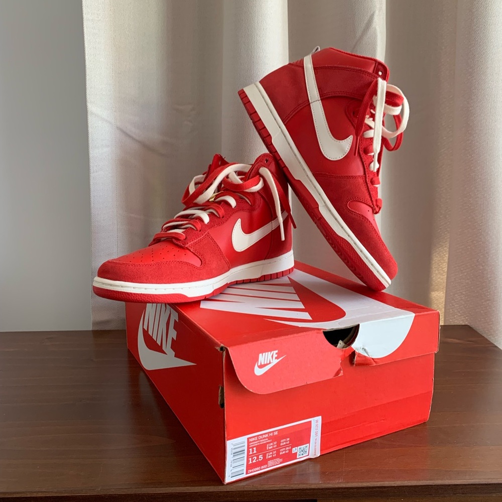 Nike Dunks High - university red men size 11